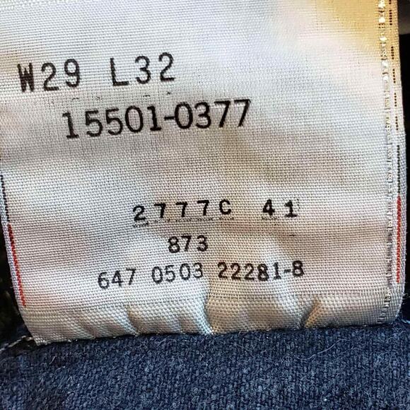 VTG 90's Levi's XX 501 Button Fly Jeans Men’s Size 29x32 Made in USA Flaw - Picture 10 of 11